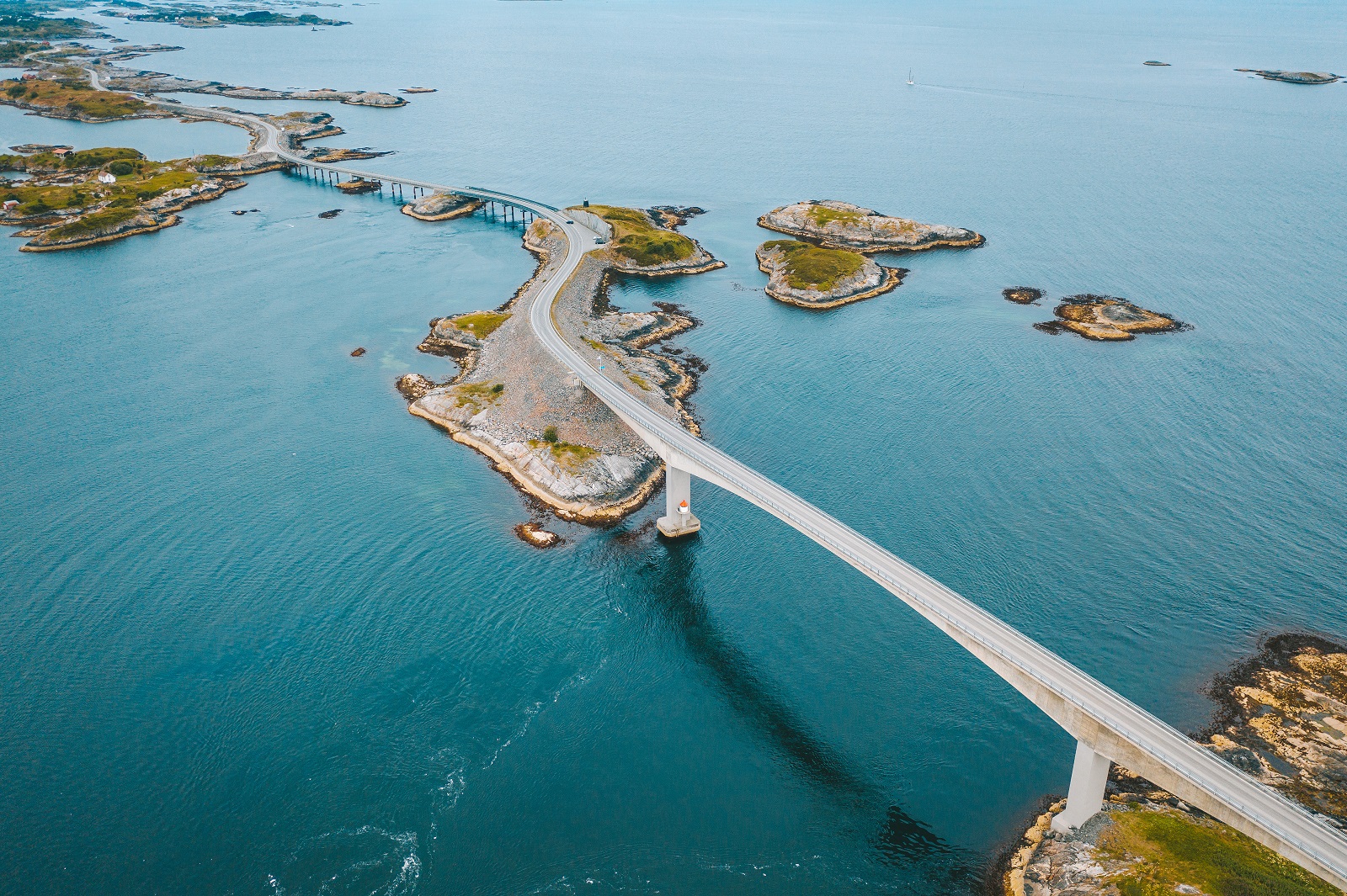 Atlantische autoroute in Noorwegen