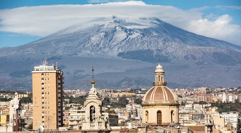 Italie Sicilie Etna beklimmen