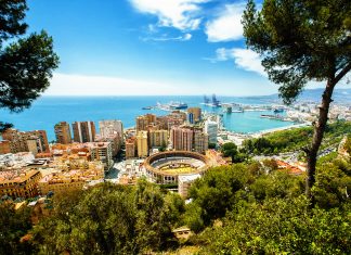 Malaga From a hill