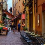 Bologna smalle straat