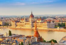 Budapest panorama beeld